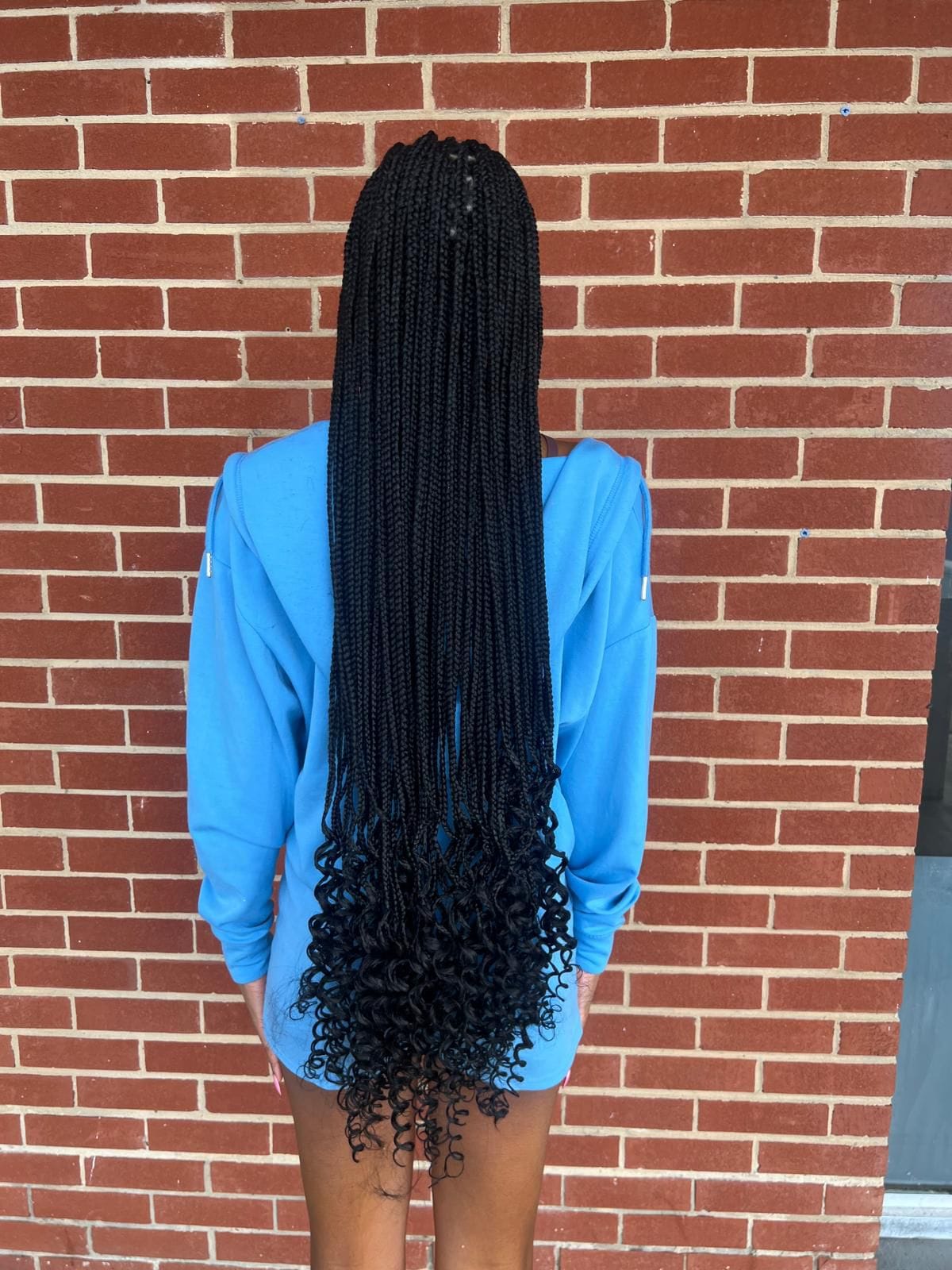 Knotless braids by Akwaba Hair Braiding